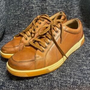 Cole Haan Mens Leather Berkley Sneakers C30745 Low Top Lace Up Size 9 GUC